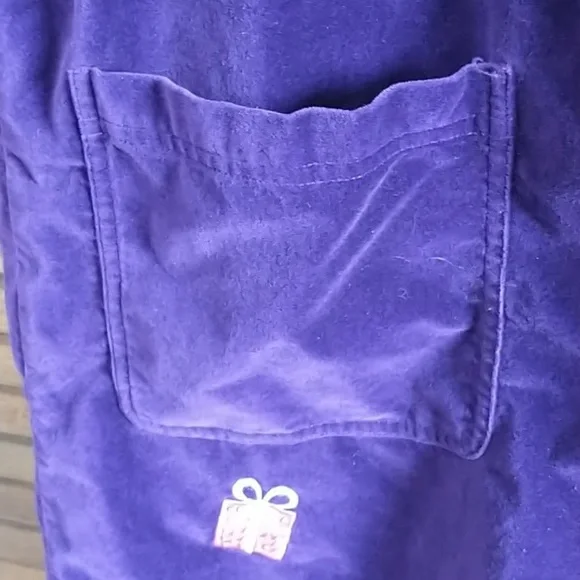 Vintage Quacker FactoryJumper Dress Tunic Size large Purple Presents Gifts - Picture 8 of 10